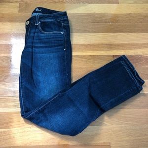 2 for $12 American Eagle Dark Wash Skinny Jeans